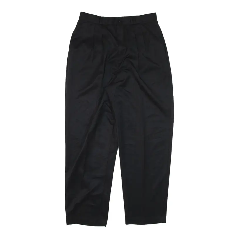 BRIGGS Trousers Black Regular Tapered Womens W28 L26