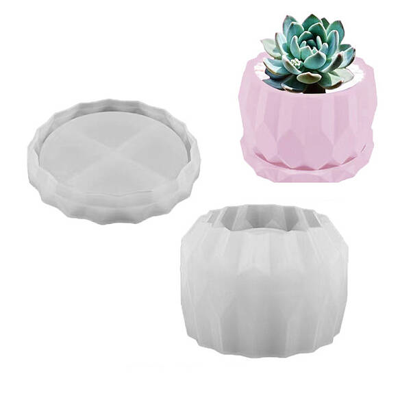 DIY Round Vase & Tray Silicone Molds