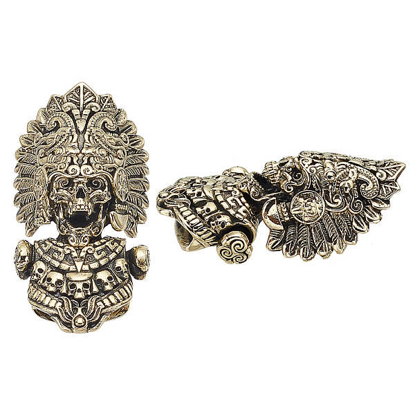 1Pc Tibetan Style Brass Shackle Clasps