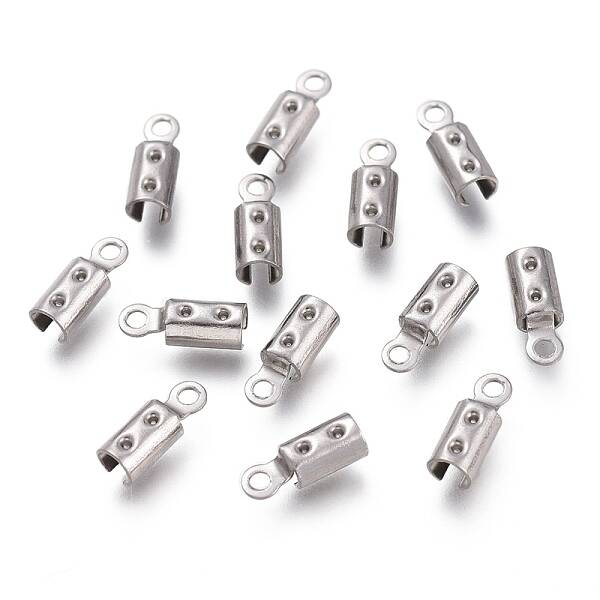 Tarnish Resistant 304 Stainless Steel Folding Crimp Ends