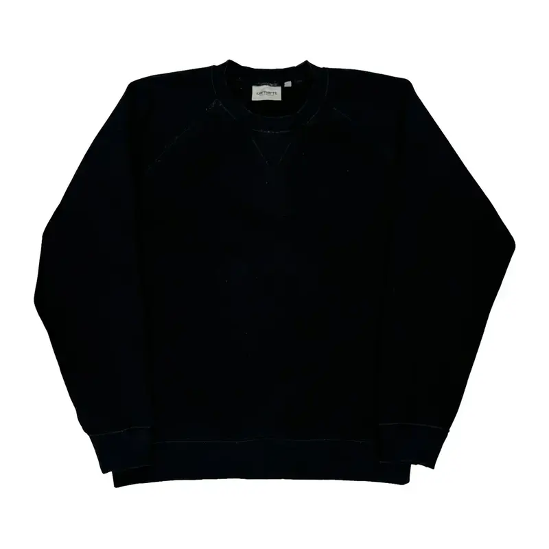 Carhartt Sweatshirt - Large Black Cotton Blend