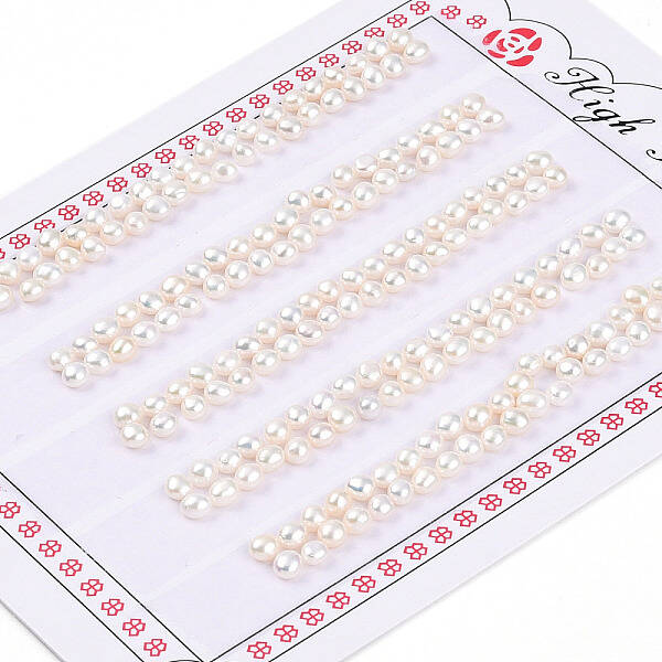 Grade 3A Natural Cultured Freshwater Pearl Beads