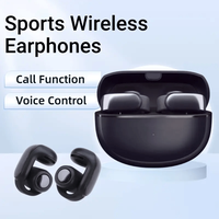 2025 V12 esrbuds True Wireless Open‑Ear Bluetooth 5.4 Earhook Headphones – Hi‑Fi Surround Sound, 48 H Battery, Built...