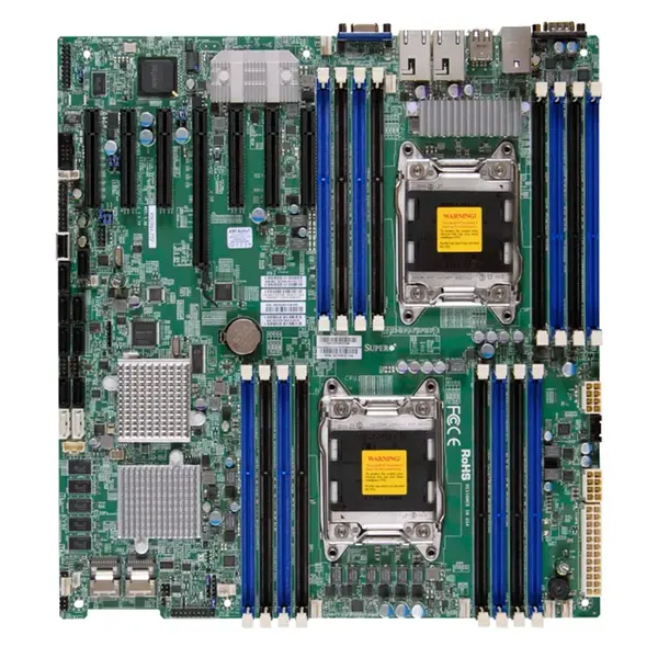 X9DRH-IF-B Supermicro Socket LGA2011 Intel C602 Chipset EATX System Board (Motherboard) Supports 2x Xeon E5-2600/E5-2600 v2 D...