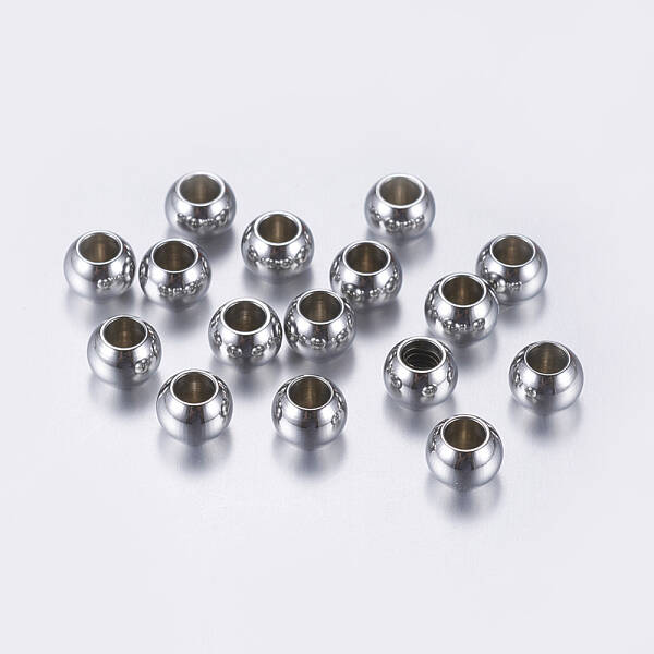 Tarnish Resistant 201 Stainless Steel Beads