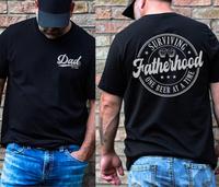 Surviving Fatherhood One Beer At A Time 2 Sided Shirt, Father's Day Shirt, Best Dad Ever, Funny Dad Shirt, Trendy Father’s ...