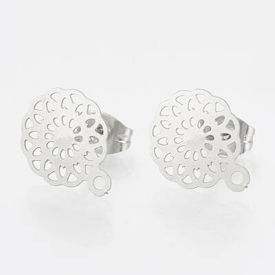 Non-Tarnish 304 Stainless Steel Stud Earring Findings