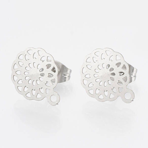 Non-Tarnish 304 Stainless Steel Stud Earring Findings