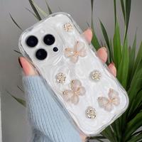 Labzone Luxury Butterfly Case for iPhone 16 Pro Max, 15 Pro Max, 16 Plus- Cute Girly Heart Phone Cover for iPhone 14 Pro Whit...