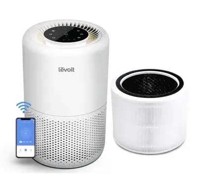 LEVOIT Core 200s Air Purifier for Bedroom, Smart WiFi Purifier Alexa Control, Allergies, Pollutants, Smoke, Dust, 24dB Quiet,...
