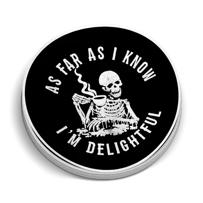 I'm Delightful Hard Hat Decal