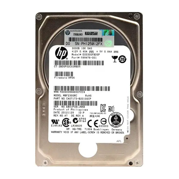 CA07173-B20100CP Fujitsu 300GB 6Gb/s SAS 10000 2.5-inch 16MB Hard Drive