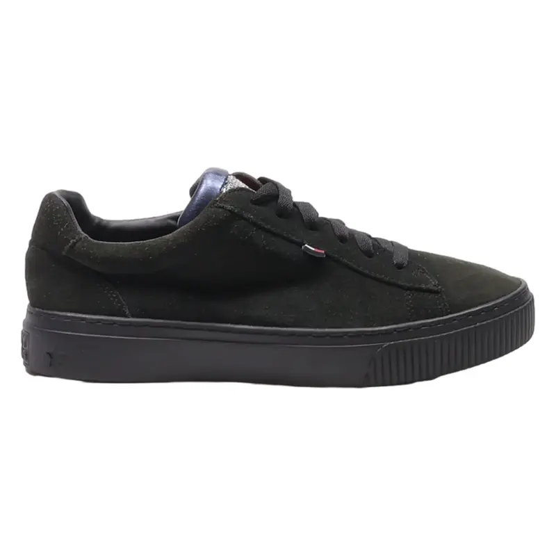 TOMMY HILFIGER Sneaker Trainers Black Synthetic Womens UK 6.5