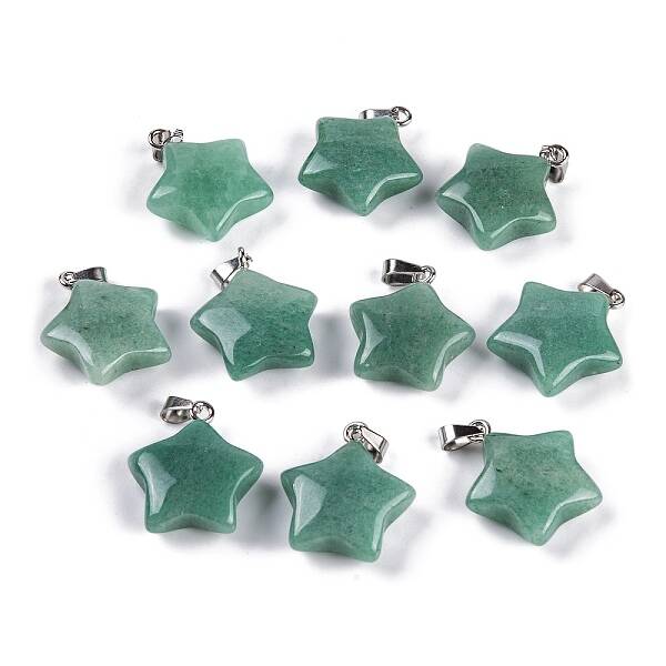 Natural Green Aventurine Pendants