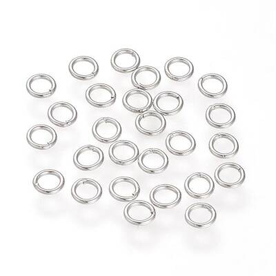 Tarnish Resistant 304 Stainless Steel Round Rings