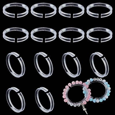 20Pcs Small Transparent Shelf Bangle Organizer Bracelet Displays Stand Jewelry Holder