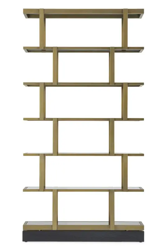 Brass 6-Shelf Bookcase | Eichholtz Nesto