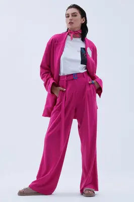 Gender Neutral Jacket in Pink | Size: S