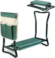 Upgraded Bench Kneeler and Seat with Thicken & Widen Soft Kneeling Pad, Garden Heavy Duty Foldable Gardener Stool with 1 Tool...