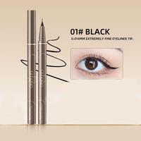 Long Lasting Super Slim Liquid Eyeliner Pen, Sweat Proof Ultra-Fine Eyeliner, Quick Drying Eyeliner Pen with Comfortable Grip...