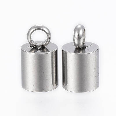 Tarnish Resistant 201 Stainless Steel Cord Ends