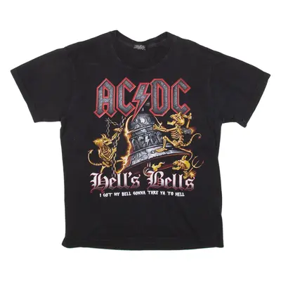 REO ACDC Mens Band T-Shirt Black M
