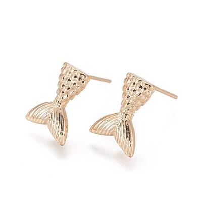 Brass Stud Earring Findings