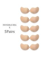 Women's Solid Color Push Up Breast Lift Tape, Casual Self Adhesive Bra, Invisible Strapless Bra for Daily Wear, Women's Linge...