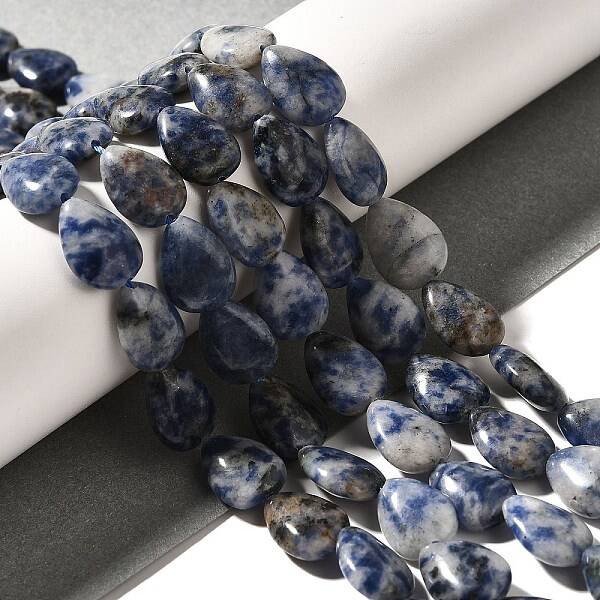 Natural Blue Spot Jasper Beads Strands