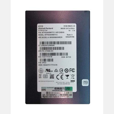 HP 875865-001 | 960GB SATA 6Gb/s Hot Swappable Mixed Use SFF 2.5-Inch Solid State Drive for ProLiant DL560 Gen10