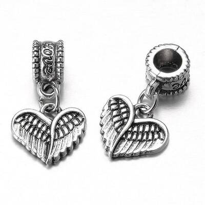 Tibetan Style Alloy European Dangle Charms