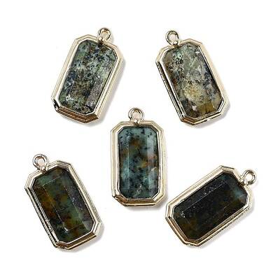 Natural African Turquoise(Jasper) Pendants