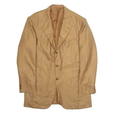 Mens Blazer Jacket Beige XL