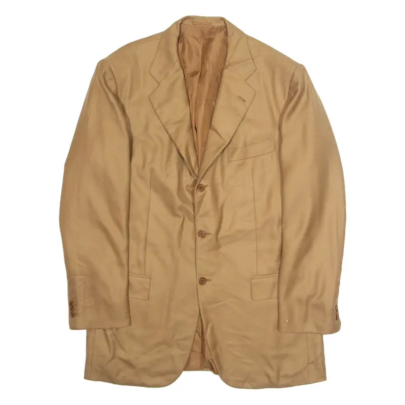 Mens Blazer Jacket Beige XL