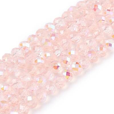Electroplate Glass Beads Strands