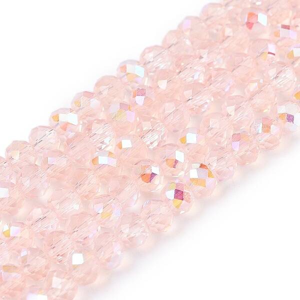 Electroplate Glass Beads Strands