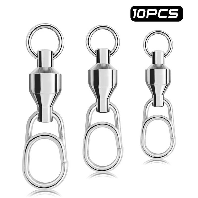 Ball Bearing Swivel Snap 0#-6# Fishing Connector Accessories