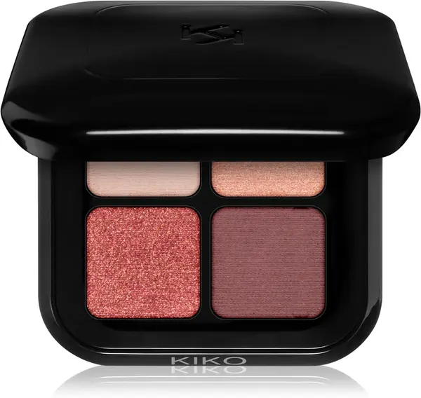 Kiko Milano New Bright Quartet Eyeshadow Palette Color 03 Burgundy Variations 3.5 G