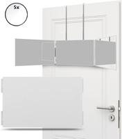 3 Way Mirror for Self Hair Cutting Makeup Mirror 3 Way Trifold and 5X Magnifying Mirror Wall-Mounted With Adjustable Lights,I...