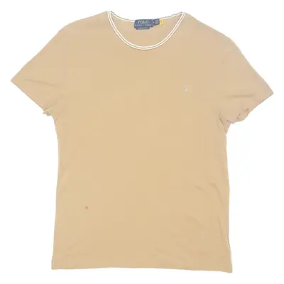 POLO RALPH LAUREN Mens T-Shirt Brown M