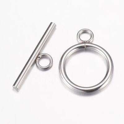 Tarnish Resistant 304 Stainless Steel Toggle Clasps