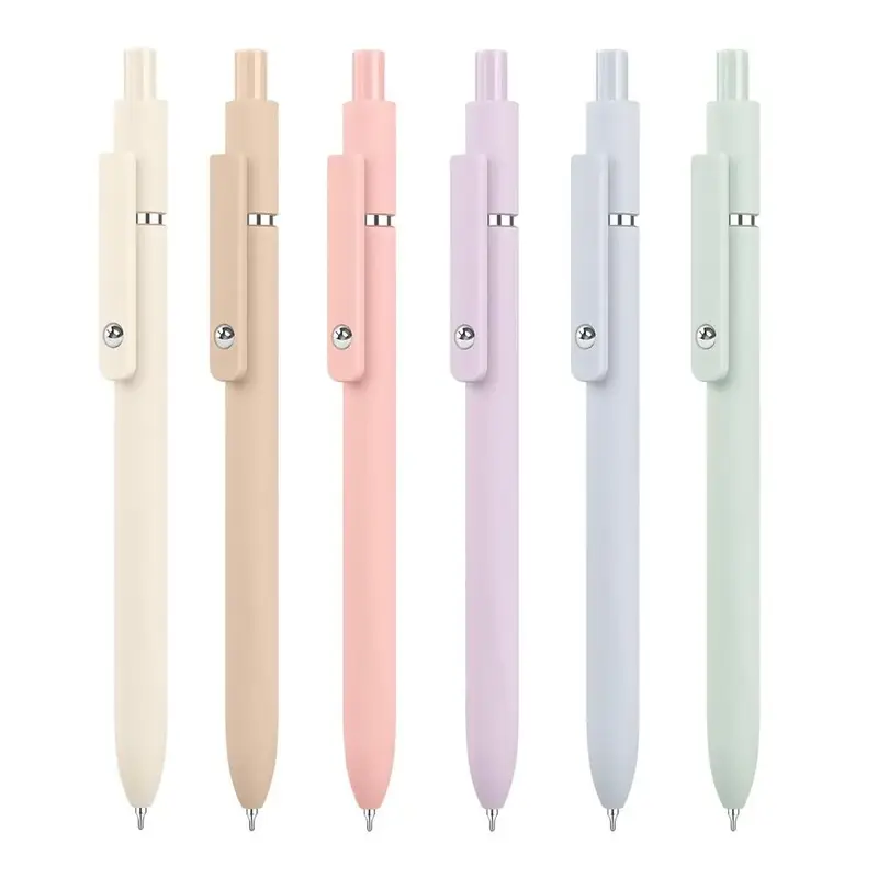 0.5mm Gel Pen (6 Counts), Quick Dry Black Ink Pen, Teacher Must Haves Fine Point Smooth Writing Pen, Office School Supplies G...