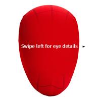 Cool Hero Mask - Remote Control Skin-friendly Red & Blue Lights - Perfect for Cosplay, Halloween, Festivals, Parties - 26cm x...