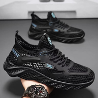 Summer men's new mesh breathable casual shoes hollow comfortable men's shoes mesh shoes non-slip soft-soled sports driving sh...