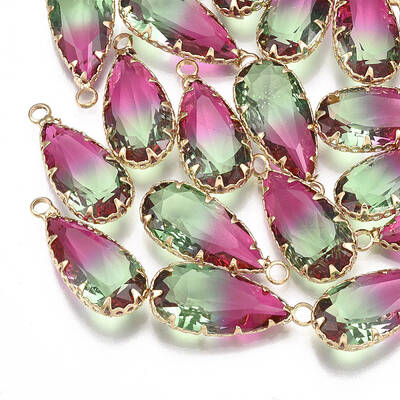 Two Tone Glass Pendants