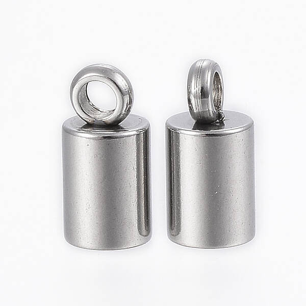 Tarnish Resistant 201 Stainless Steel Cord Ends