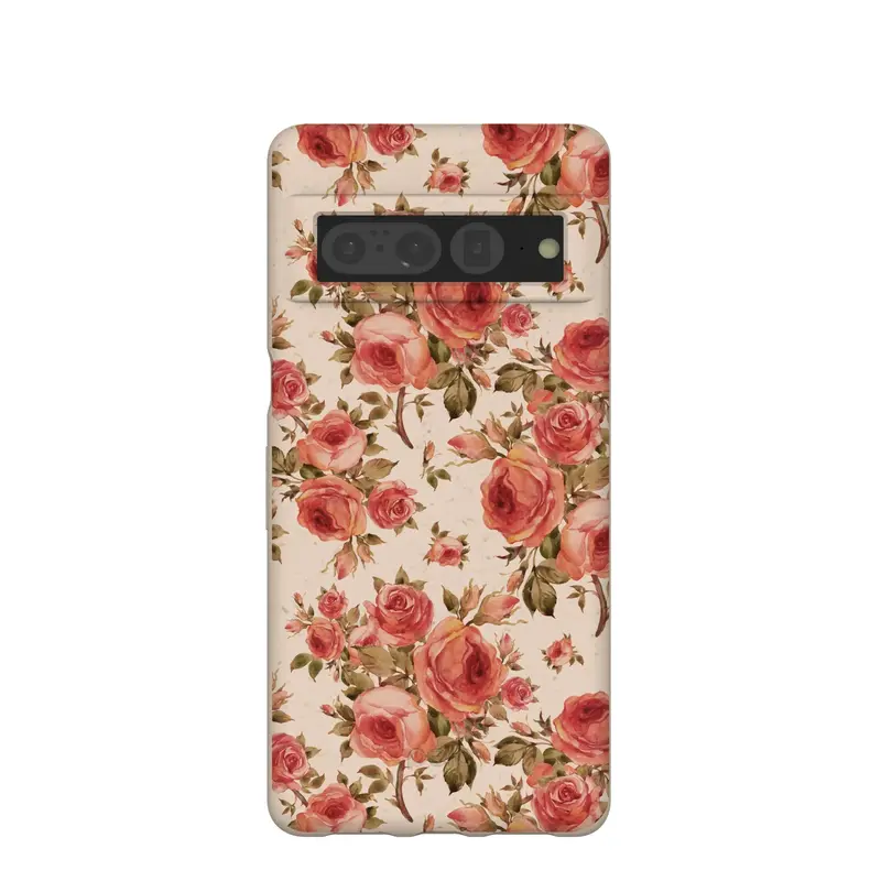 Seashell Rose Garden Google Pixel 7 Pro Case