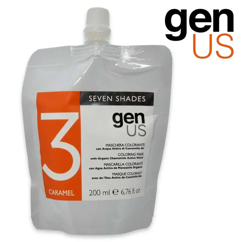 Maschera Colorante Genus Seven Shades 3 Caramello 200Ml