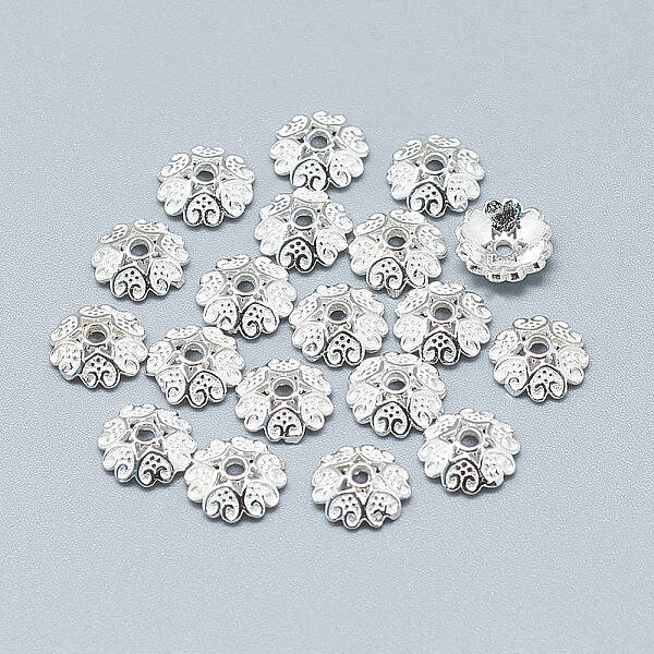 925 Sterling Silver Bead Caps