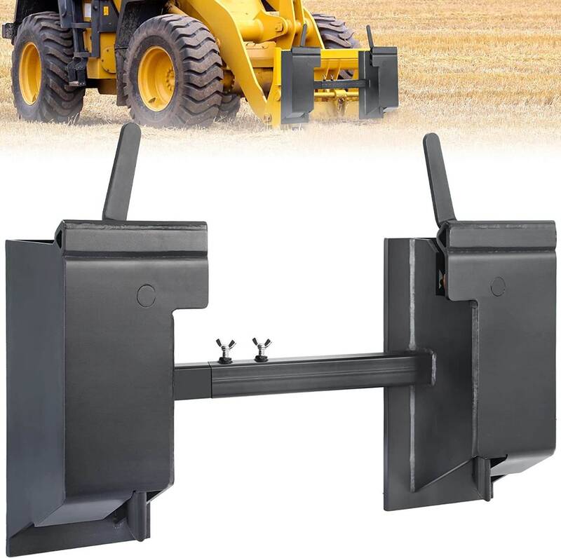 YITAMOTOR® Quick Attach Adapter Skid Steer Attachment Universal Skid Steer Quick Tach Conversion Adapter Plate Compatible fo...